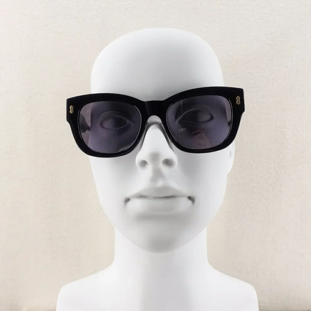Gucci GG1110 Square Sunglasses Black Gray OS